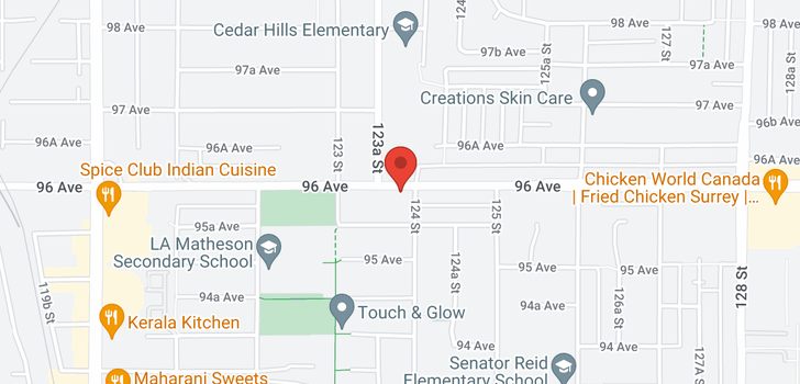 map of 12380 96 AVENUE